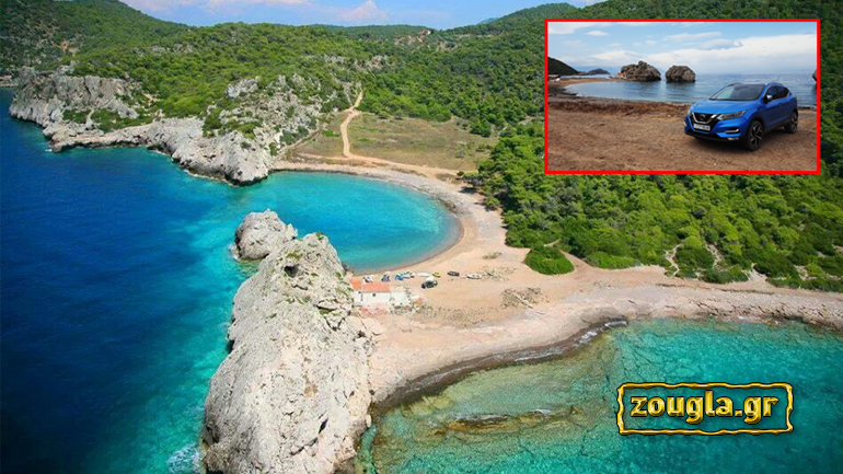 Με το Nissan Qashqai σε μία από τις πιο όμορφες παραλίες δίπλα στην Αθήνα